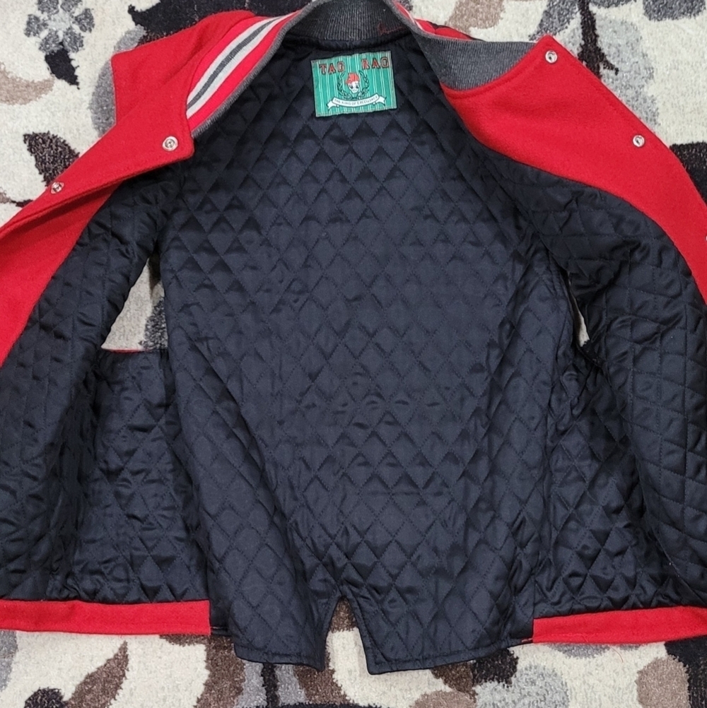 Tag Rag Red Varsity Vest 34" Chest - Picture 4 of 8